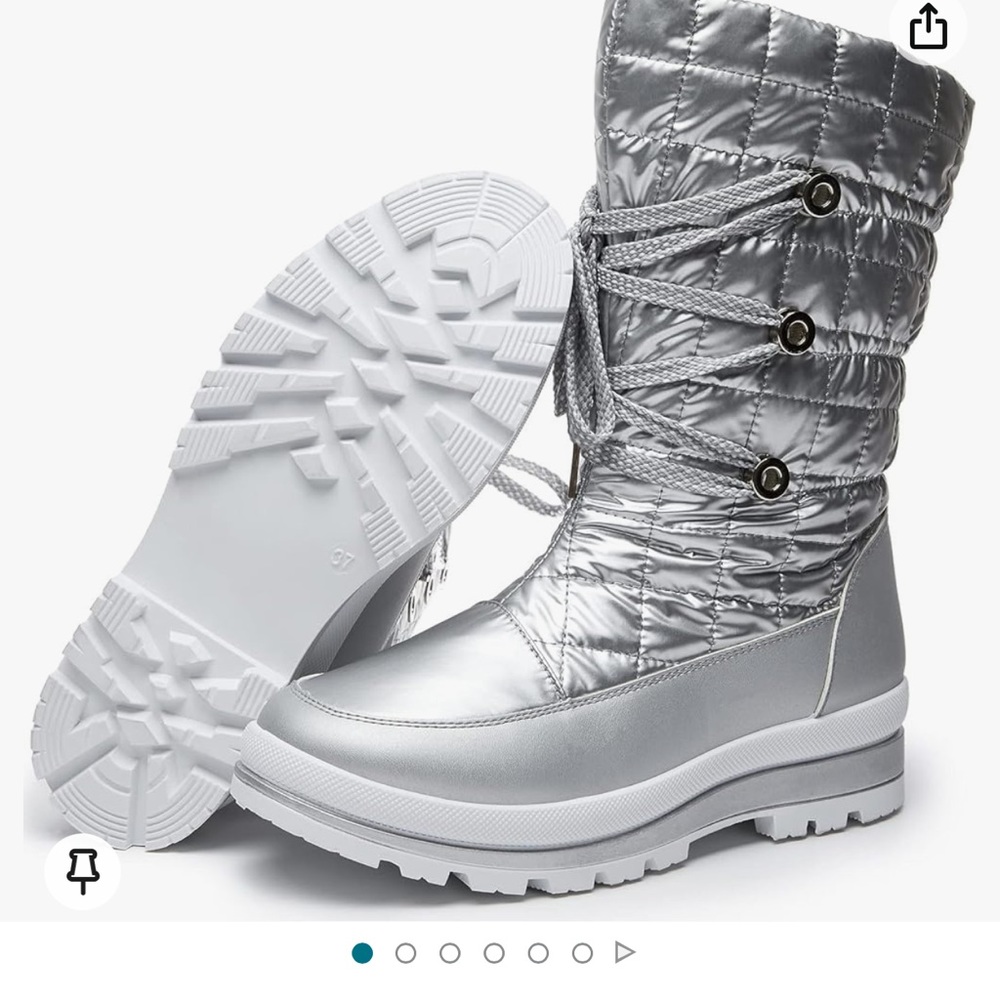 TUOPIN Waterproof Winter Boots for women, Warm Fur Lined Womens Snow Boots